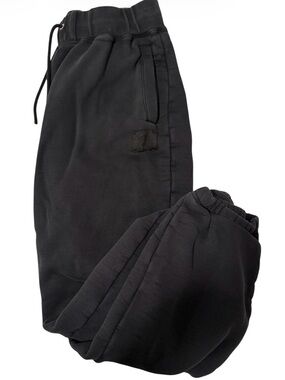 Nike Air Jordan Black Fleece Jogger Sweatpants Women’s Medium Thick Cotton Blend